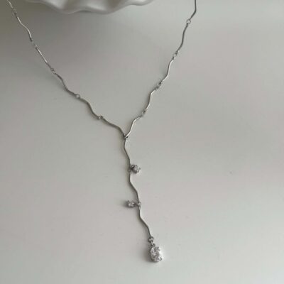 Clarisse silver necklace
