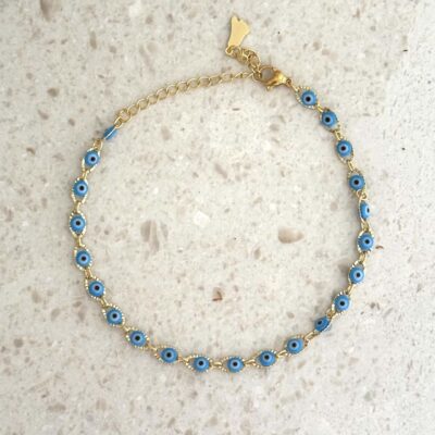 Blue evileye gold
